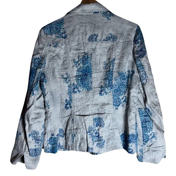Coldwater Creek 100% Linen Jacket - Size 10 - Picture 5 of 8
